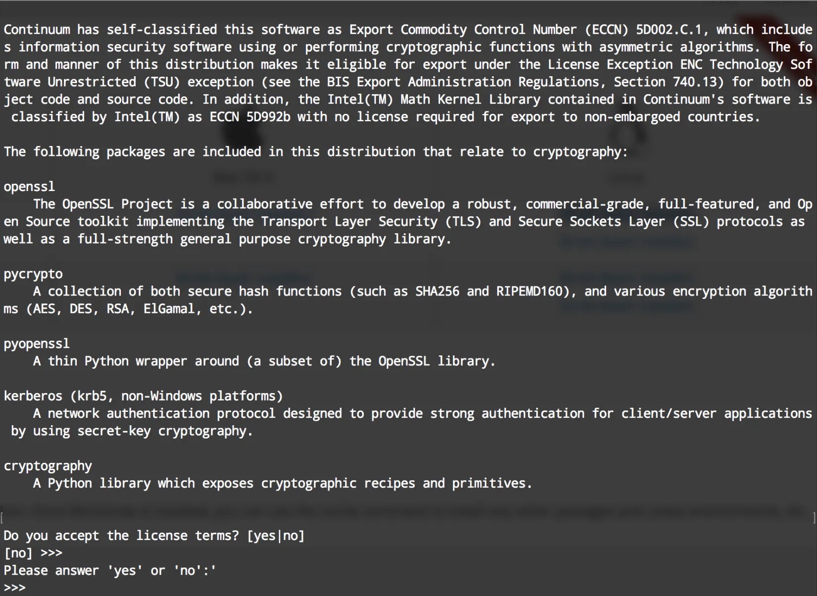 Miniconda installer prompt, step 2
