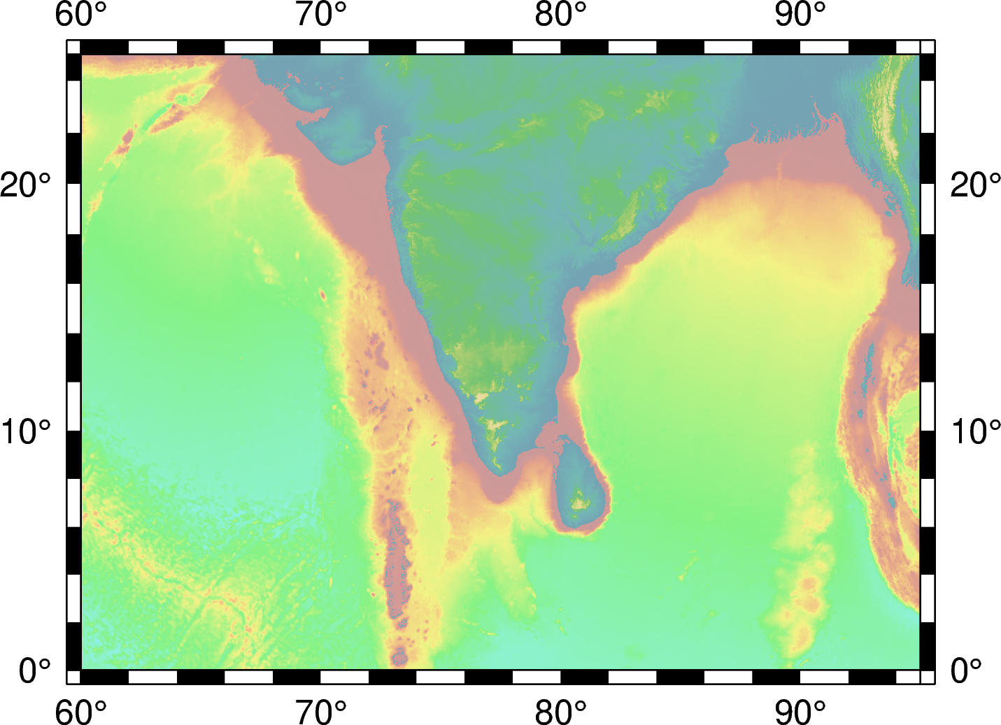 Pygmt: high-resolution topographic map in python (codes included)
