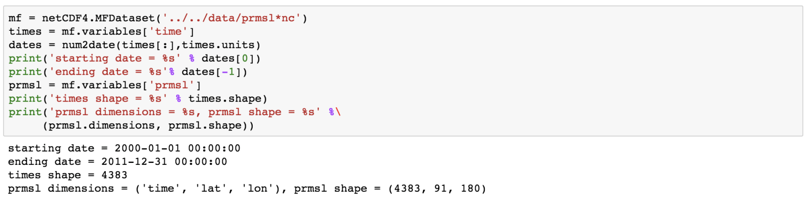 Reading netcdf4 data in python (codes included)
